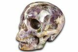 Realistic Chevron Amethyst Skull #382104-2